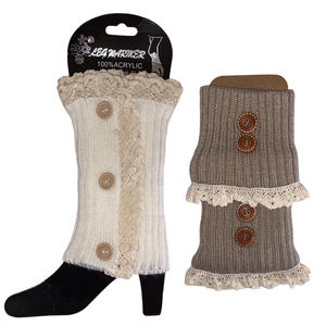 NWT Button Leg Warmers 2 Pair